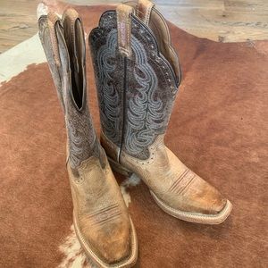 Ariat Brown and Tan Western Boots